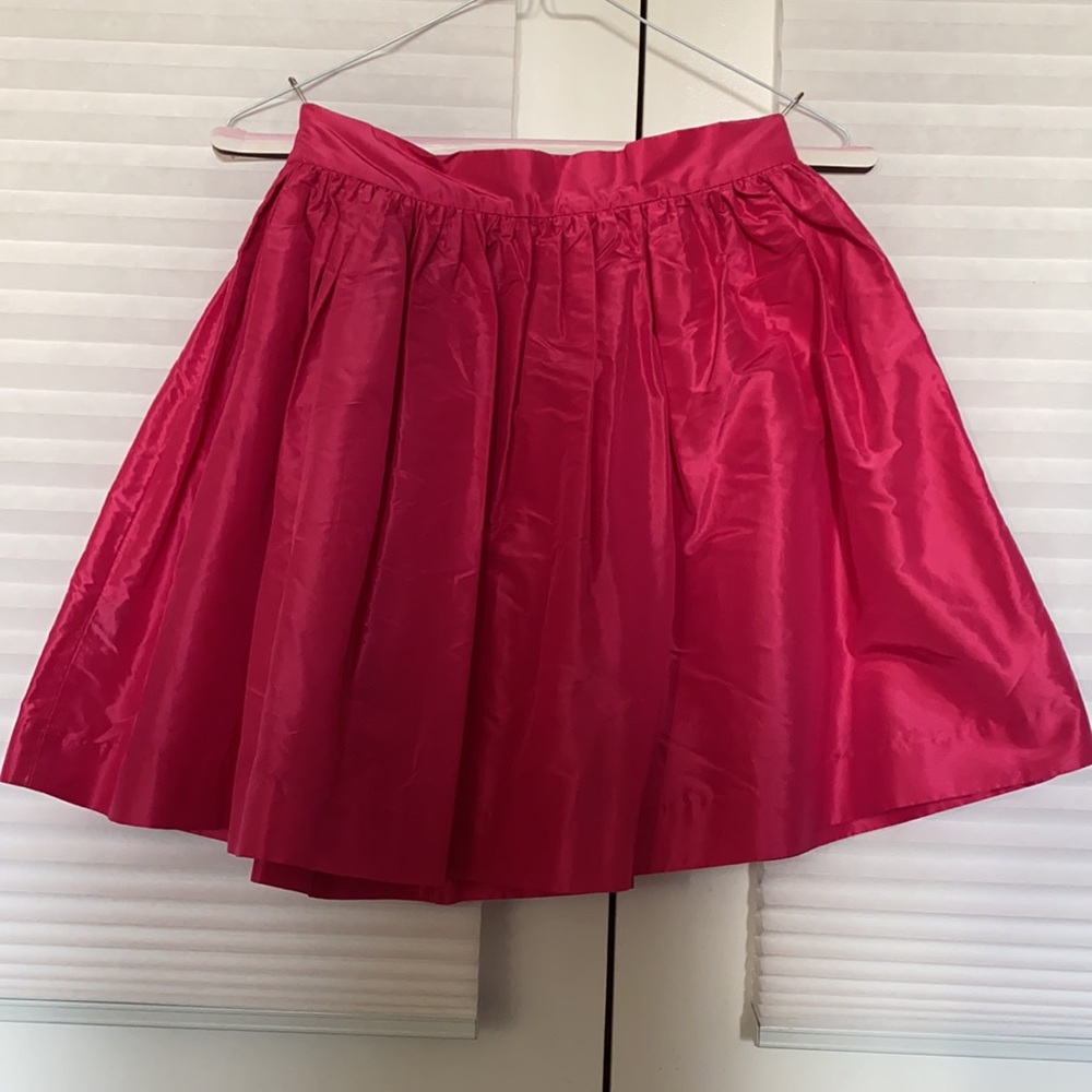 Pink Silk Party Skirt.